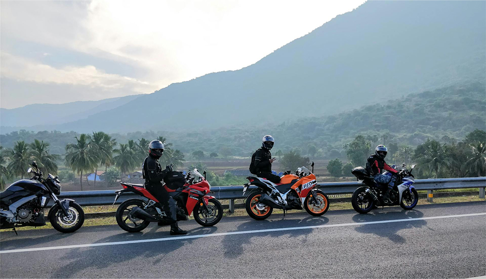 bikers ready for an adventure